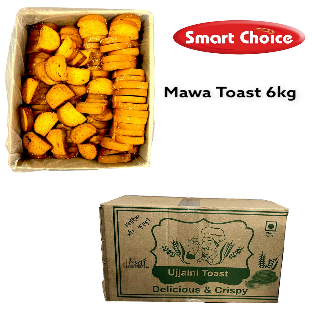 Buttermilk Smart Choice Bakery Toast Khargone Toast, 6kg, Packaging Size: Loose