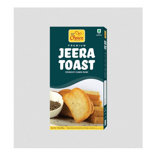 Ur Choice Jeera Toast, Packaging Size: 200 Grams, Packaging Type: Box