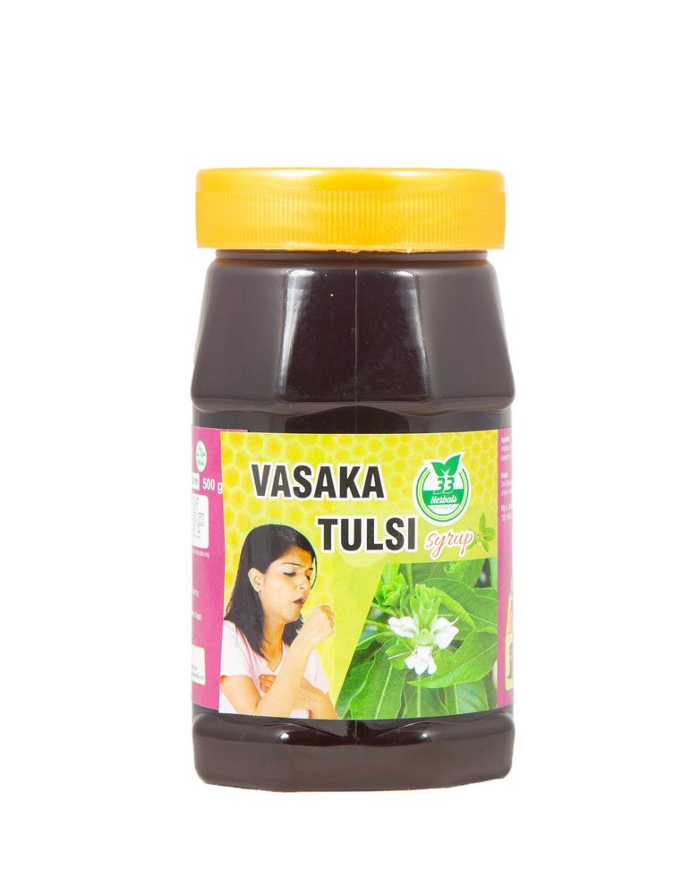 Adathoda Tulasi Syrup, For Personal, Packaging Size: 500ml