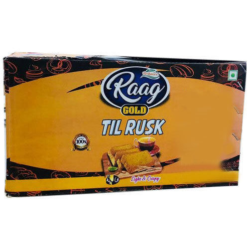 Raag Gold Til Rusk, Packaging Type: Box