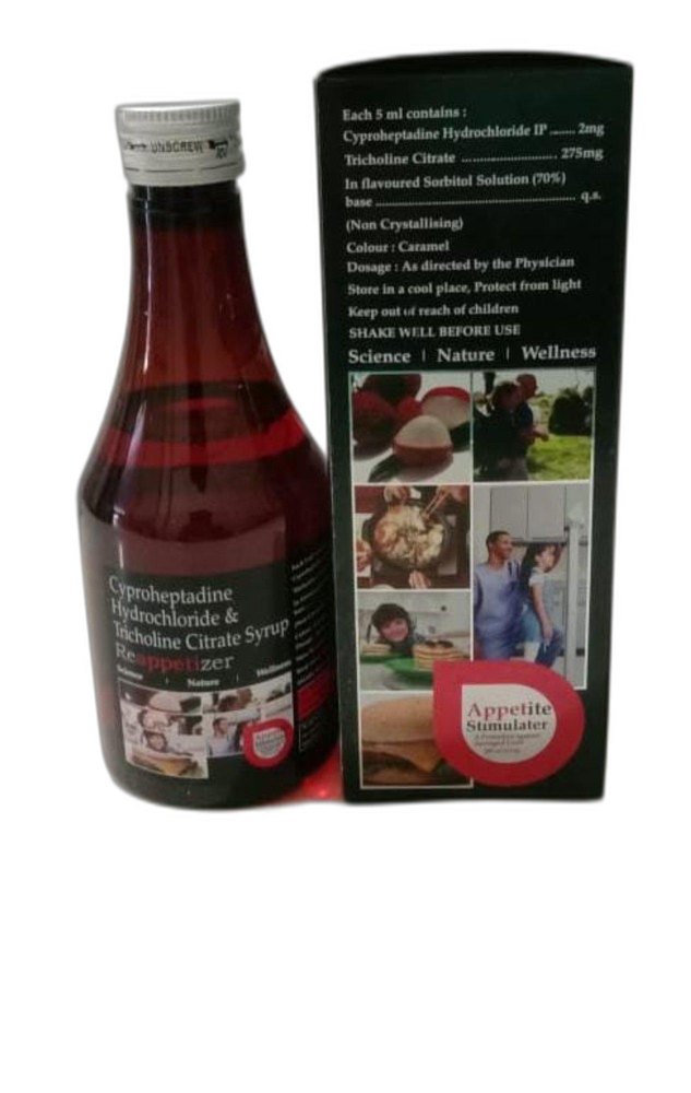 Apitizer Syrup ( Reappitizer), Grade Standard: Medicine Grade, Packaging Size: 200 ml