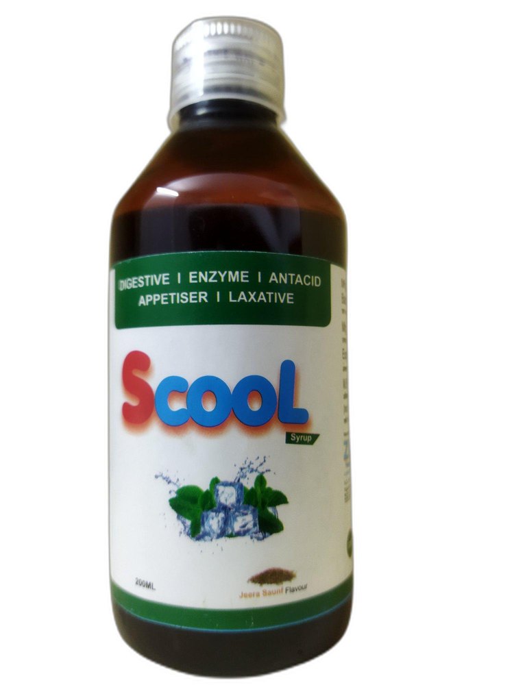 Laxative, Digestive, Antacid, Appetizer, Enzyme Syrup (Scool)