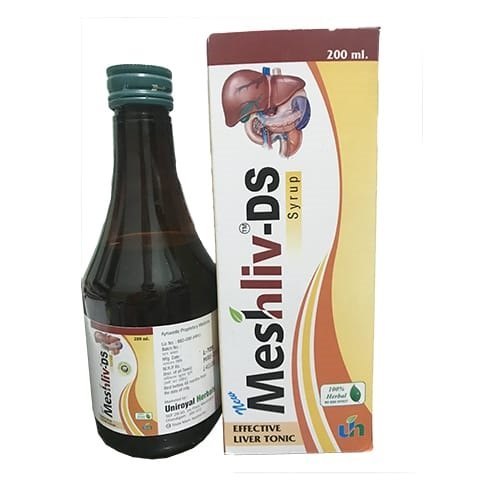 A Perfect Hepatoprotective Meshliv-Ds Syrup 200 mL, Herbal, 2 Teaspoon Full Twice A Day
