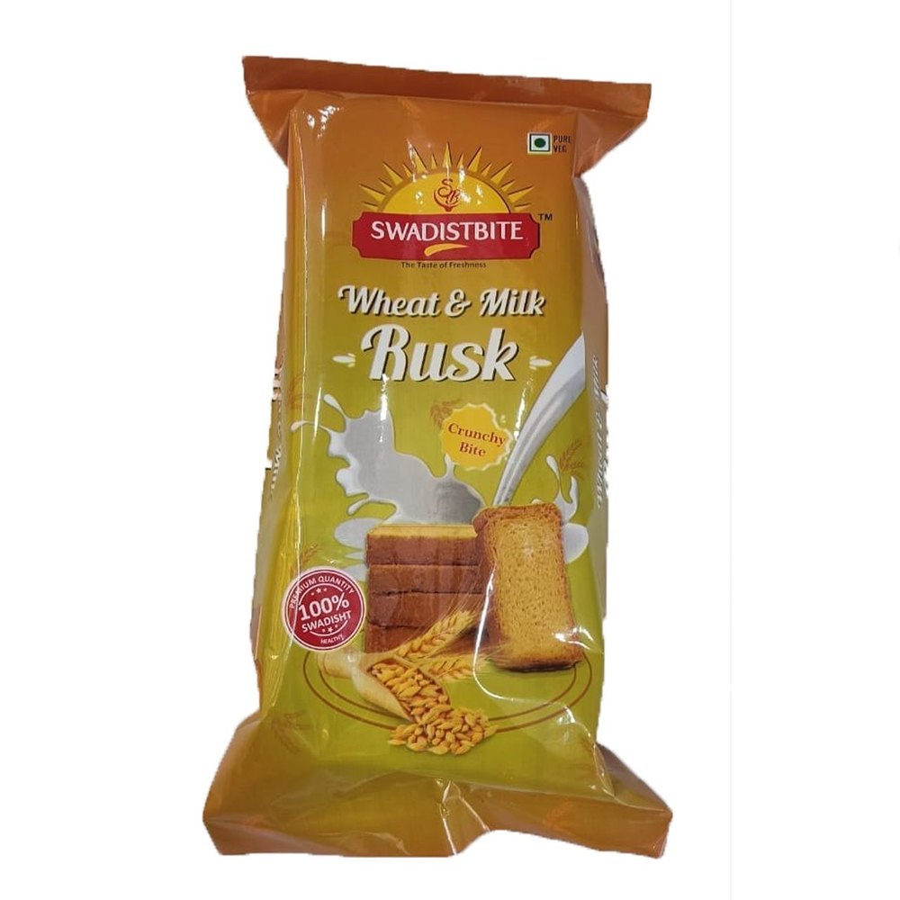 Swadistbite Wheat Milk Rusk, Packaging Type: Packet, Packaging Size: 180g
