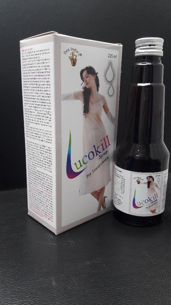 Lucokill Syrup, Dee India Herbals, 225 Ml