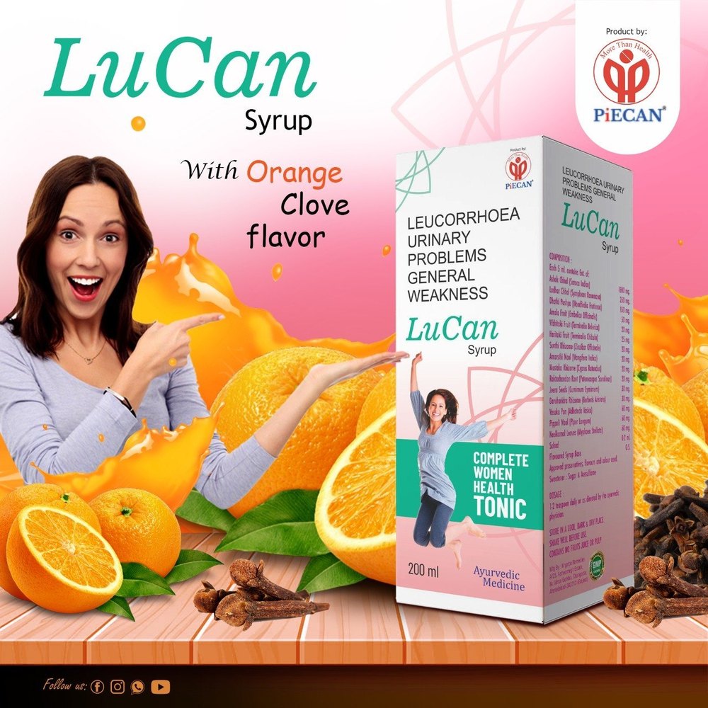 Syrup LuCan Complete Women Health Tonic 200ml, Packaging Type: Box