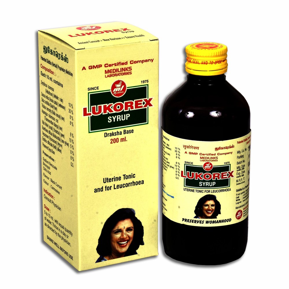 Lukorex Uterine Syrup, Packaging Size: 200 mL