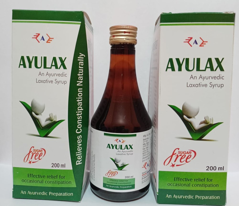 LAXATIVE SYP Ayulax Constipation Herbal Medicine, 200 ML