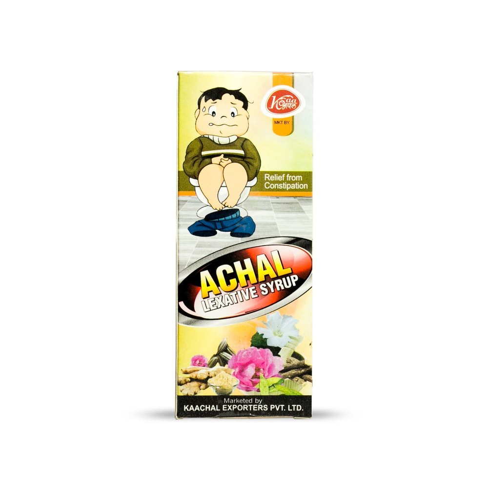 ACHAL Herbal Constipation Syrup, Packaging Type: Bottle, Packaging Size: 200ml