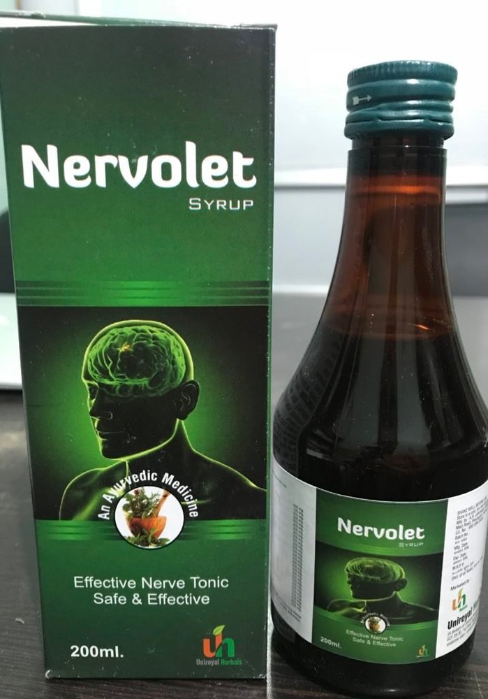 Nervolet Syrup 200ml, For Personal, Packaging Type: Bottle With Outer