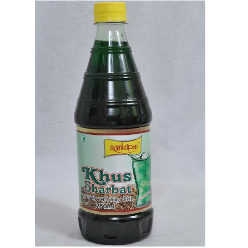 Ram Kripa Khus Sharbat, Pack Size: 1L and 2L