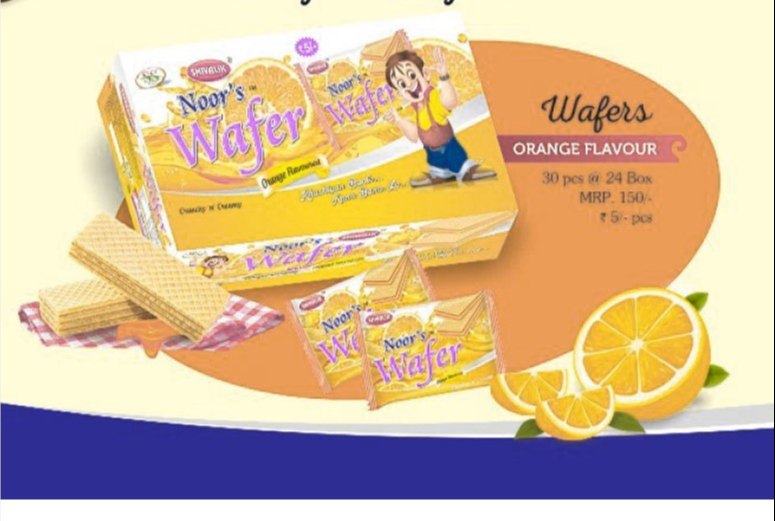 Shivalik Orange Flavour Wafer Bar
