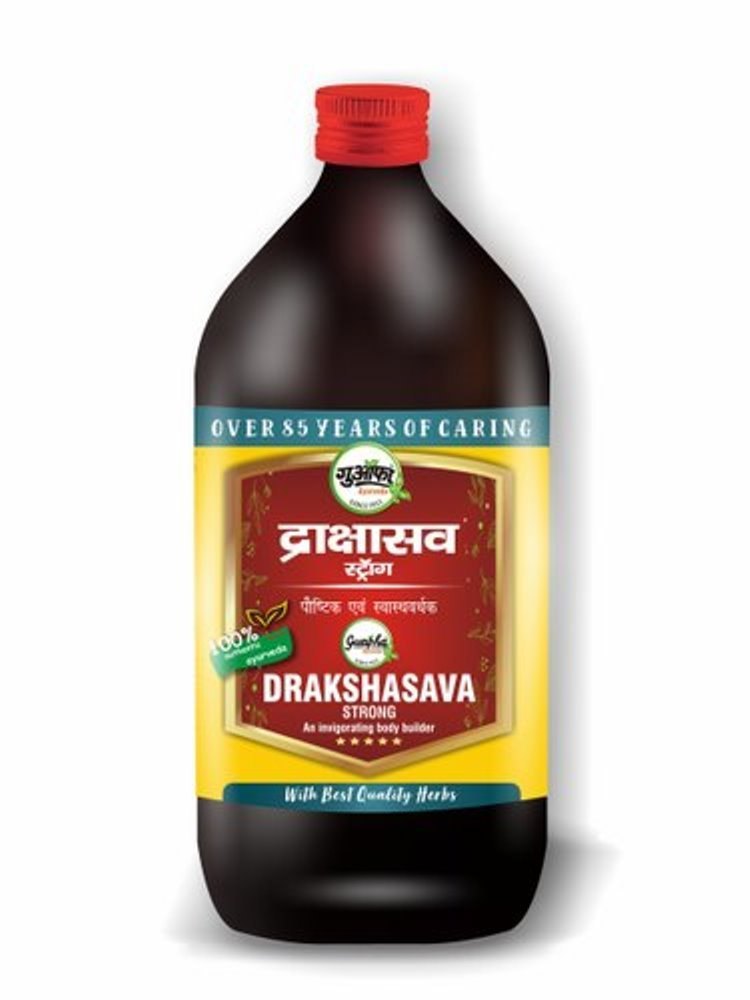 Syrup Guapha Ayurveda Drakshasava Asava Arishta, Grade Standard: Medicine Grade, Packaging Size: 450ml