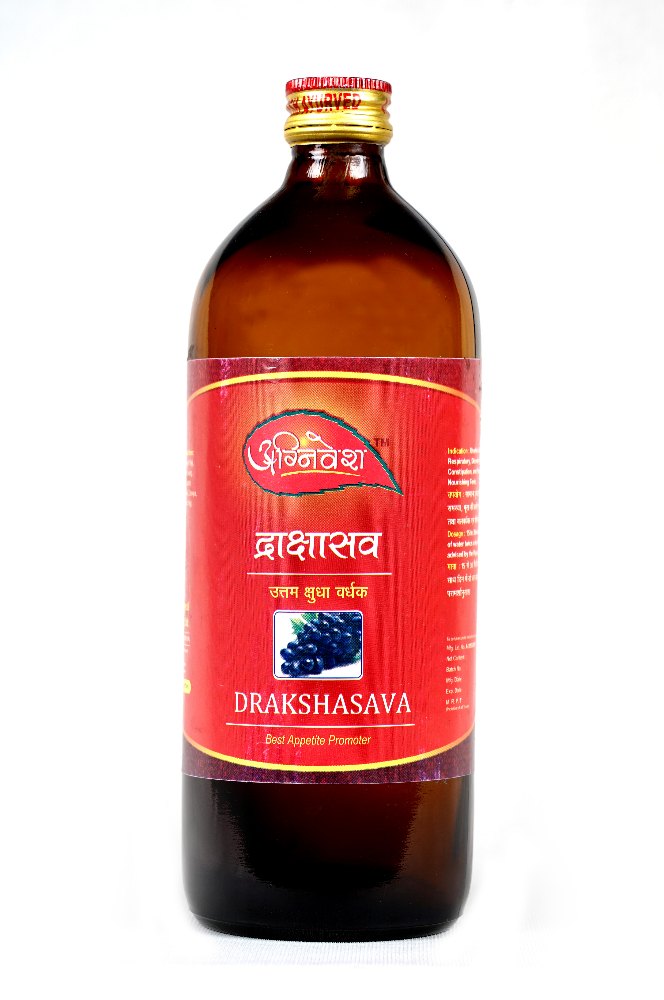 Agnivesh Drakshasava 450 ml, Packaging Type: Glass Bottle