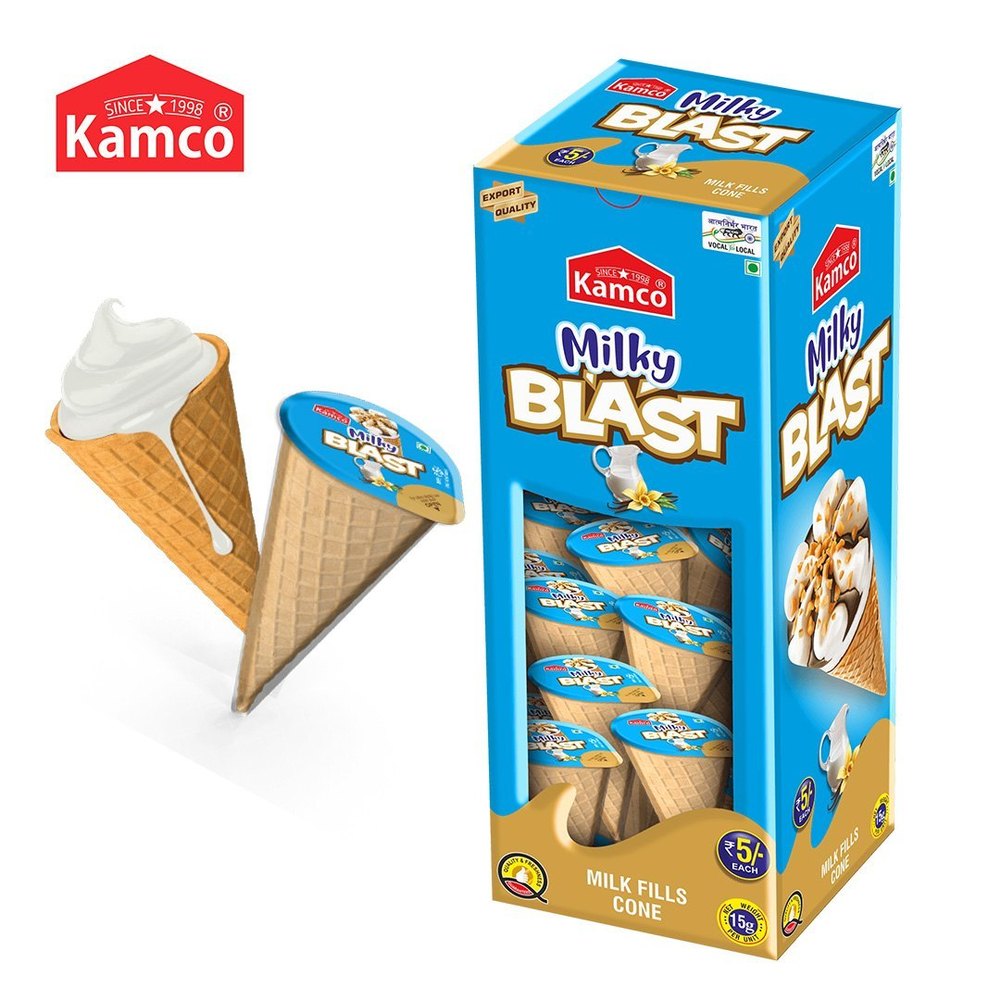 KAMCO Milk Blast Milk Fills Cone Window Box