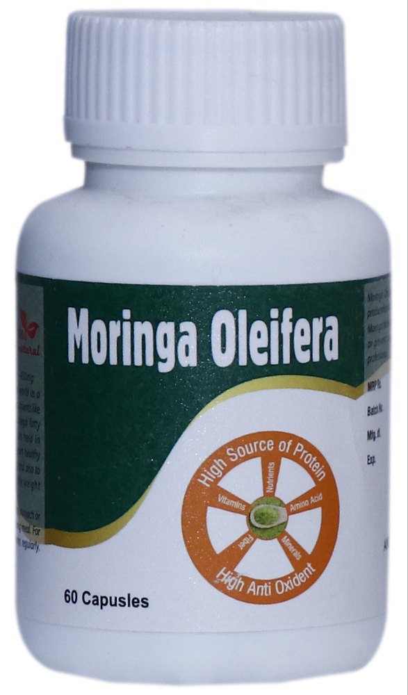 KR Enterprises Organic Moringa Capsules, for Clinical, Grade Standard: Medicine Grade