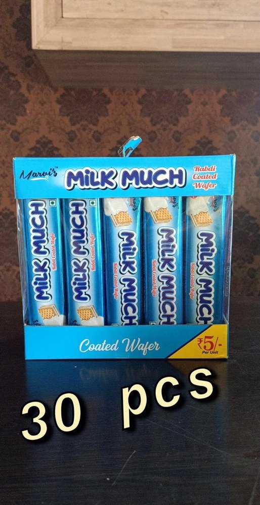 Marri\'s Rectangular Milk Much Rabdi Coated Wafer, Packaging Type: Box, 30 Pieces