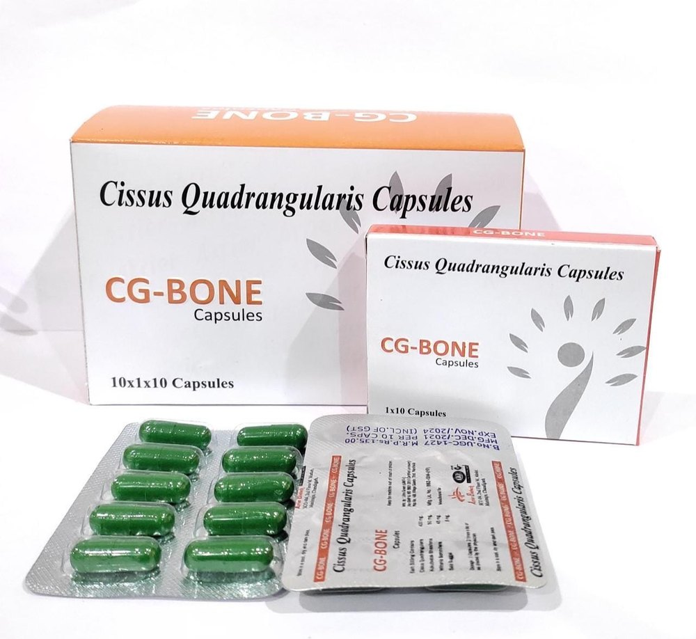 Cissus Quadrangularis 400mg Kukudwatak Bhashma 50mg Withanla Somnifera 45mg Salai Guggal 5mg Capsule