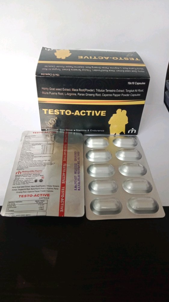 Horny Goat Weed Ext. Maca Root Tongkat Ali Root Cayenne Papper Powder Capsule