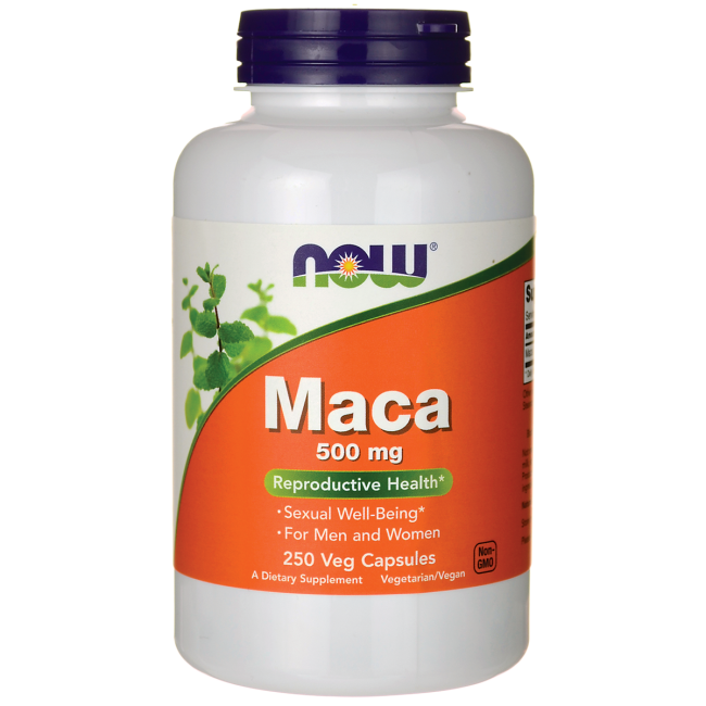 Now Maca 500 Mg 250 Veggie Caps