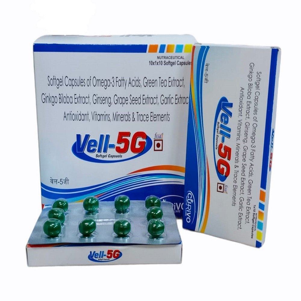 Multivitamin 5G Softgel Capsules, 10x1x10, Packaging Type: Blister