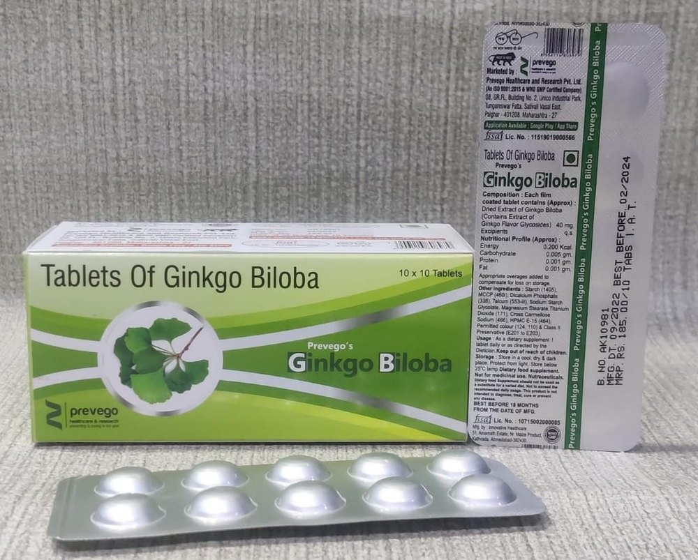 Ginkgo Biloba 40 mg tab