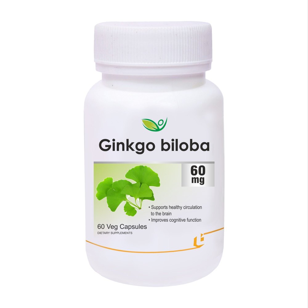 Ginkgo Biloba 60mg Capsules Manufacture, Packaging Type: Bottle