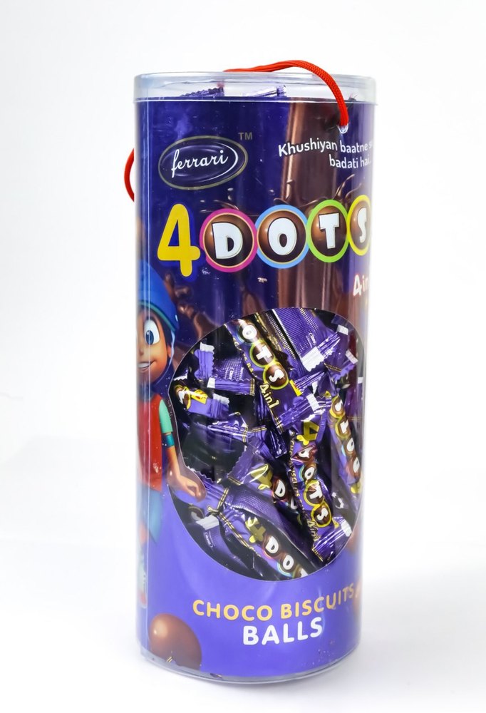 Chocolate Round Ferrari 4 DOTS PVC