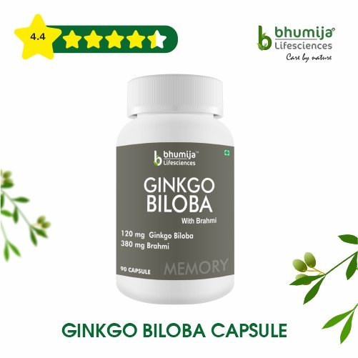 Bhumija Lifesciences Ginkgo Biloba Capsules, Capsule Contain: 250 Mg, Grade Standard: Food Grade