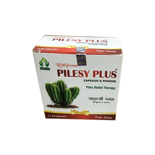 Pilesy Plus Capsule, Packaging Type: Boxes, Packaging Size: 1x30 Capsules