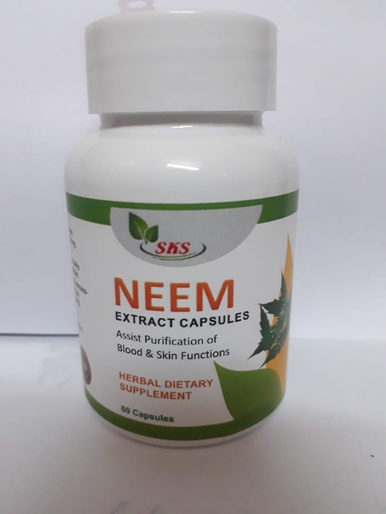 Neem Extract Capsules, Packaging Type: Bottle