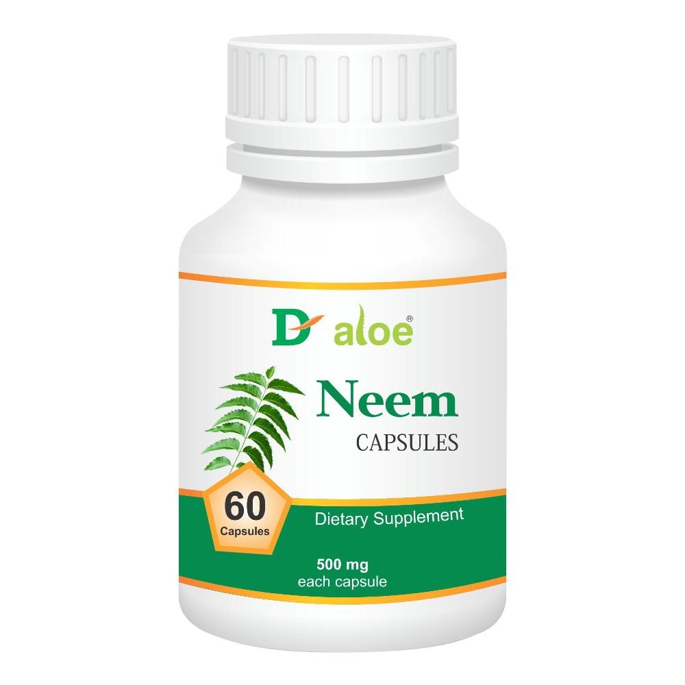 D-Aloe Neem Capsules, Prescription, Treatment: Dietary Supplement