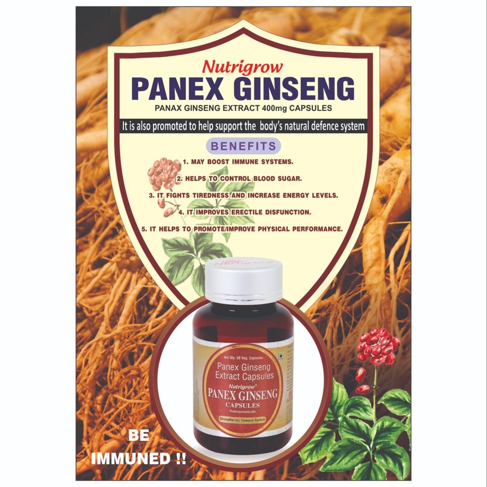 Nutrigrow Panex Ginseng Extract Capsules