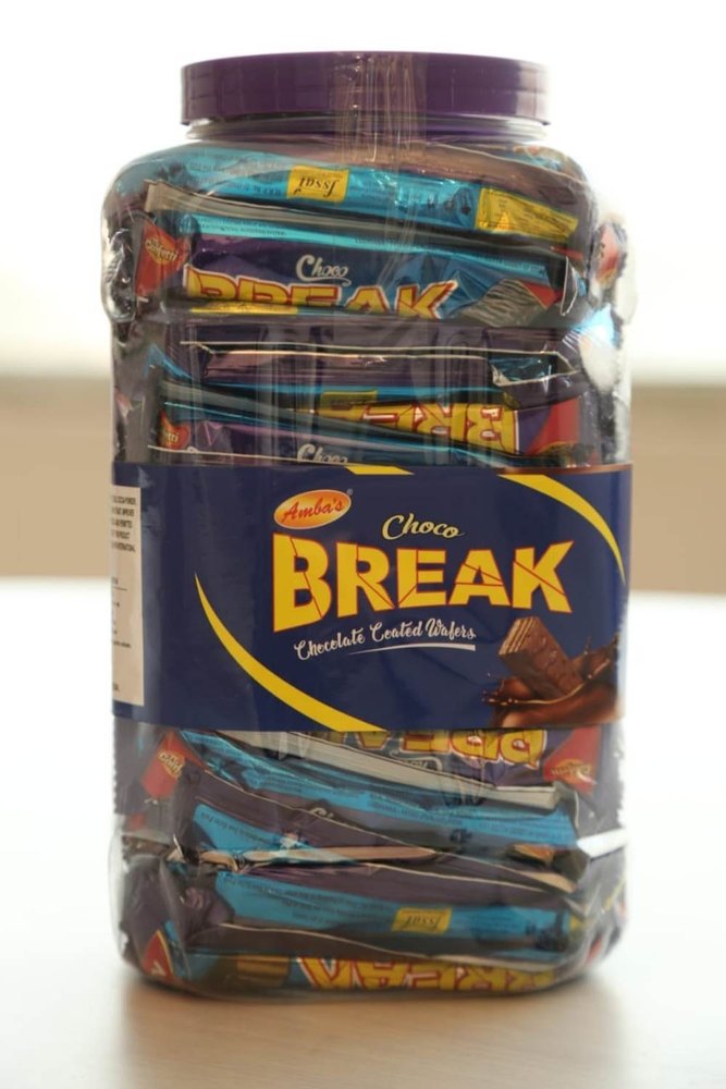 Amba\'s Choclate Chocolate Coated Wafer, Packaging Type: Jar