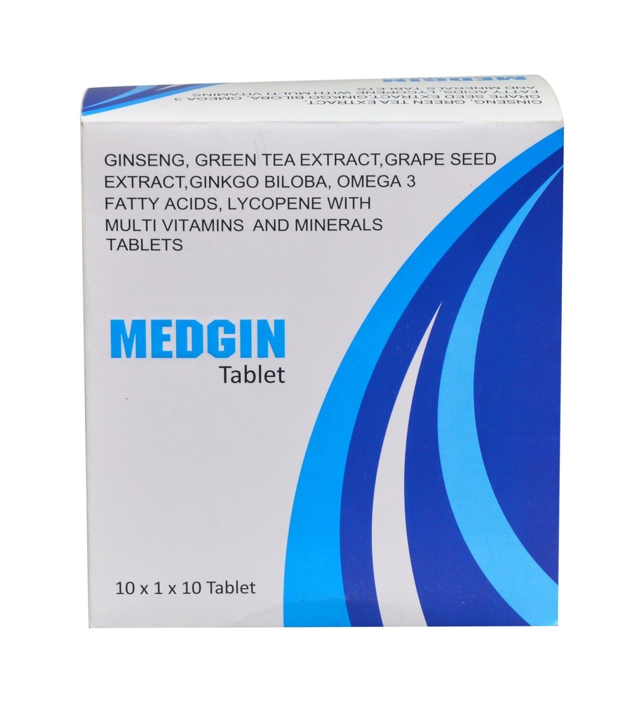 Medgin Ginseng Multivitamins Multiminerals, 10x1x10 Tablets, Prescription