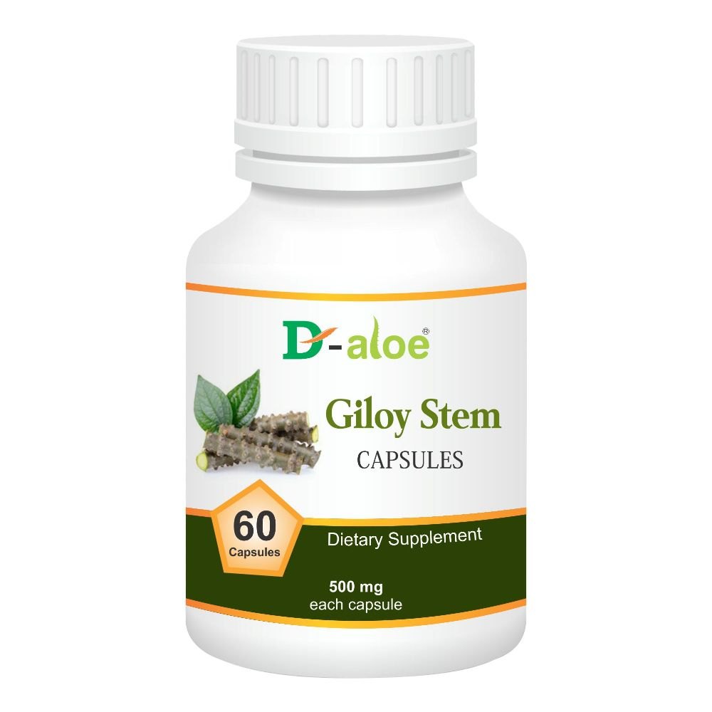 D-Aloe Giloy Stem Capsule, Grade Standard: Medicine, Packaging Type: Bottle
