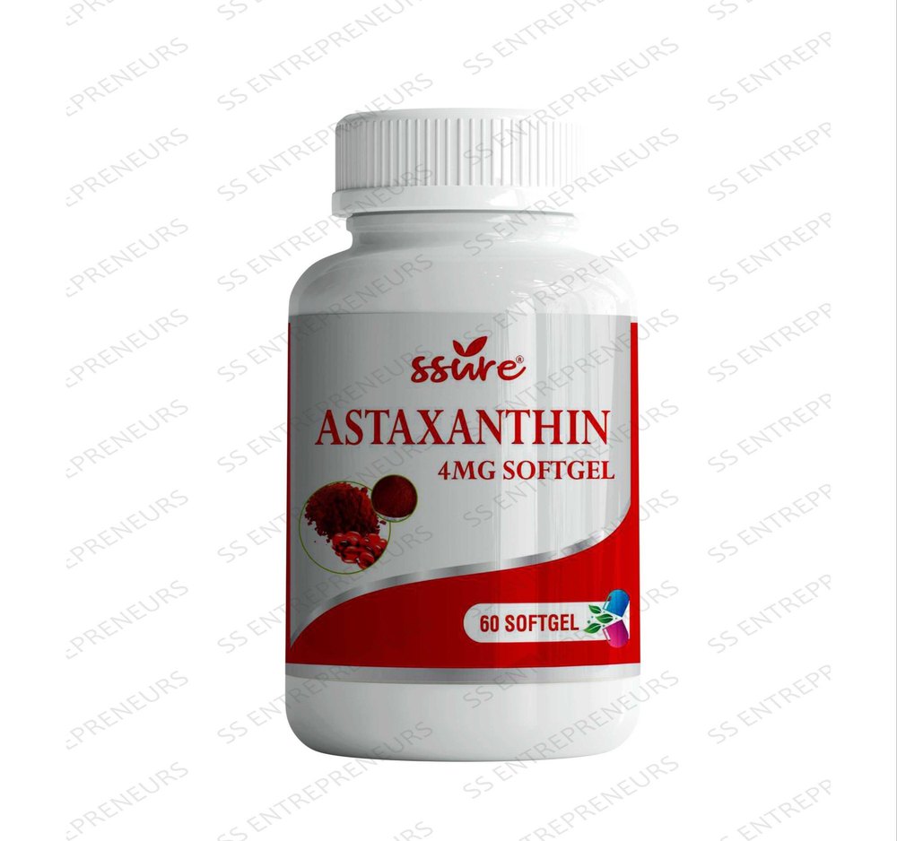 Astaxanthin Gel Capsule 4mg, 60 Capsules