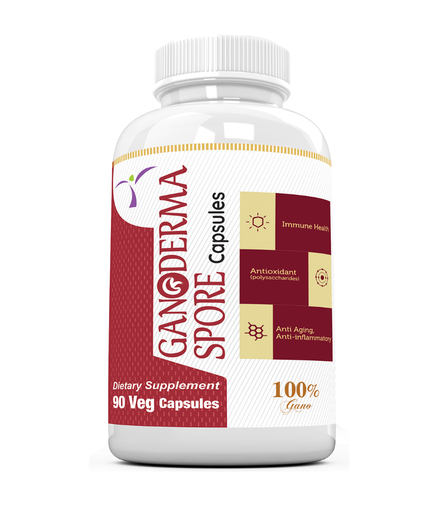 Ganoderma Spore 400 Mg 90 Veg Capsules