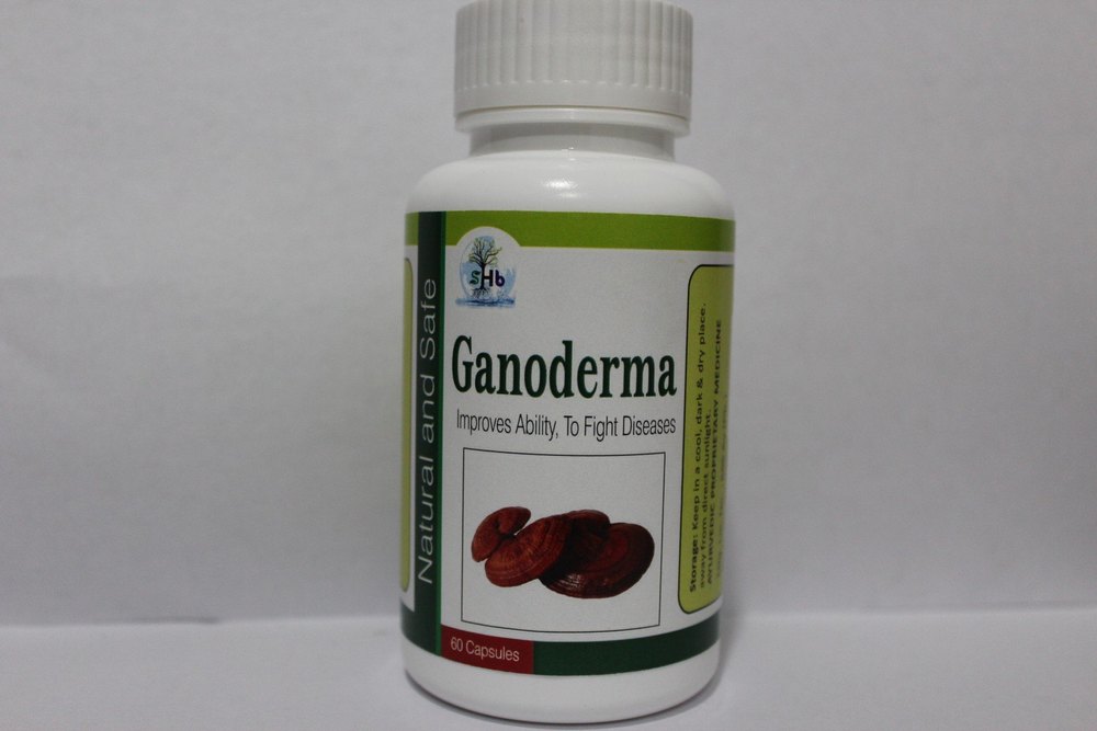 Herbasia Ayurvedic Ganoderma Capsules, Packaging Type: Bottle