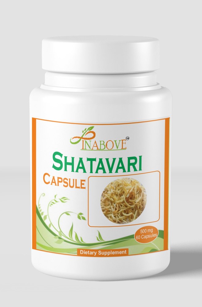 Herbal Shatavari Capsules, 60 Capsule, 500 mg