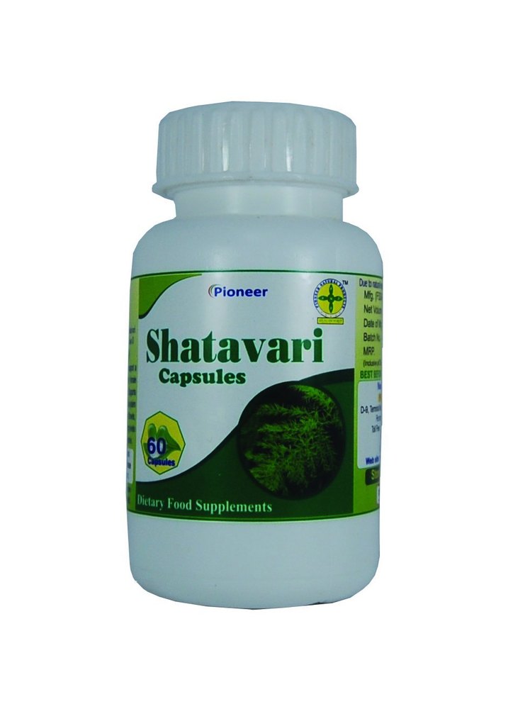 Pioneer Shatawari Capsule, Grade Standard: Food Grade, Packaging Type: Bottle
