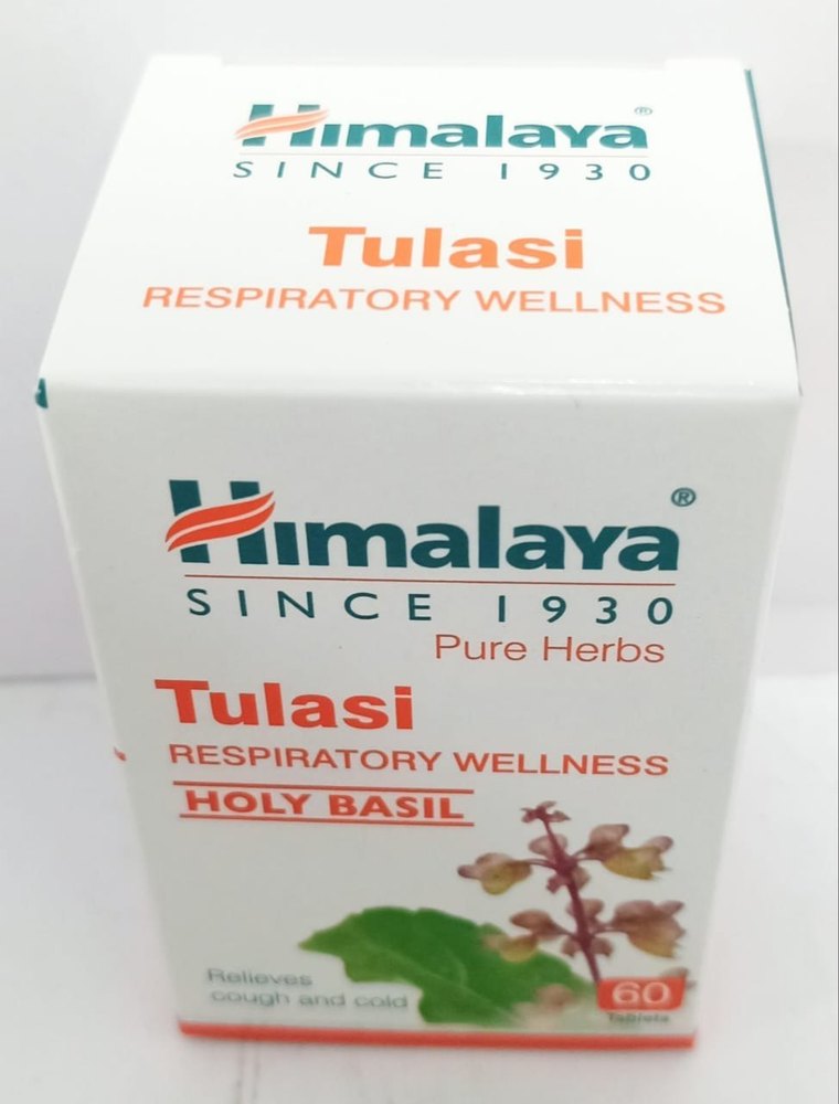 Himalaya Tulsi Tablet, Packaging Type: Box Packing, Packaging Size: Bottle Of 60 Tablets