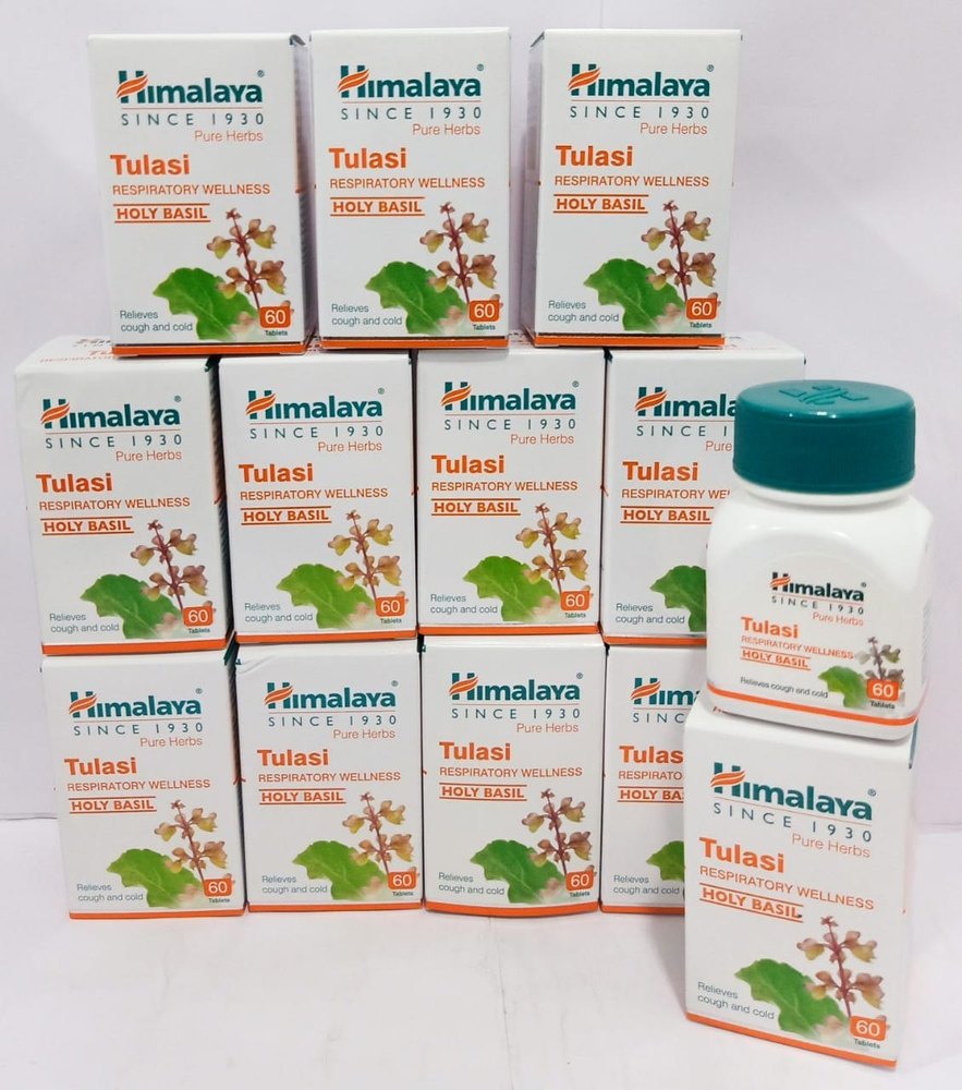 Himalaya Tulsi Tablet, 60 Tablets, Bottle