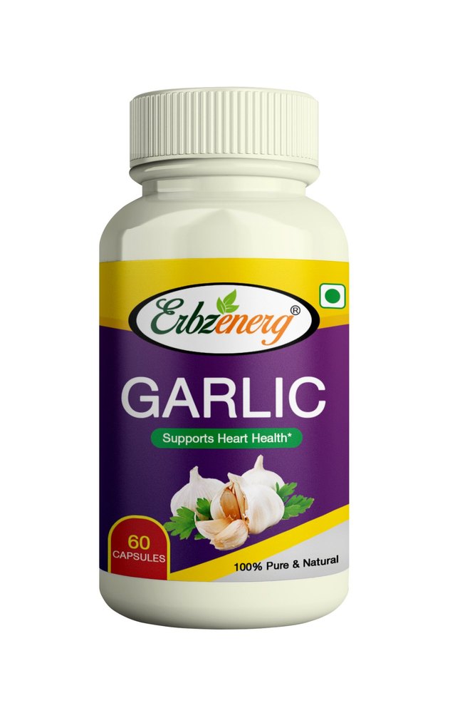 Erbzenerg Garlic Capsules, Non prescription, Packaging Type: Bottle