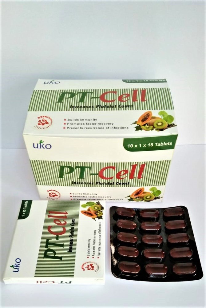 Papaya Leaf (Carica Papaya 1100 Mg Giloe (Tinospora Cordifolia) 150mg, tablet