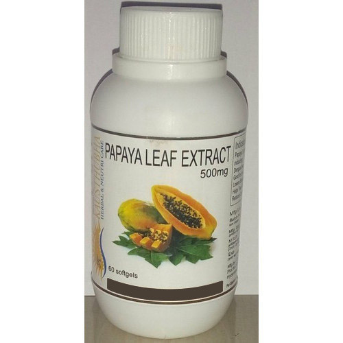 Kausthubha Papaya Leaf Extract Capsules, Treatment: Prevent Cancer, Treat Diabetes, Packaging Type: Plastic Bottle