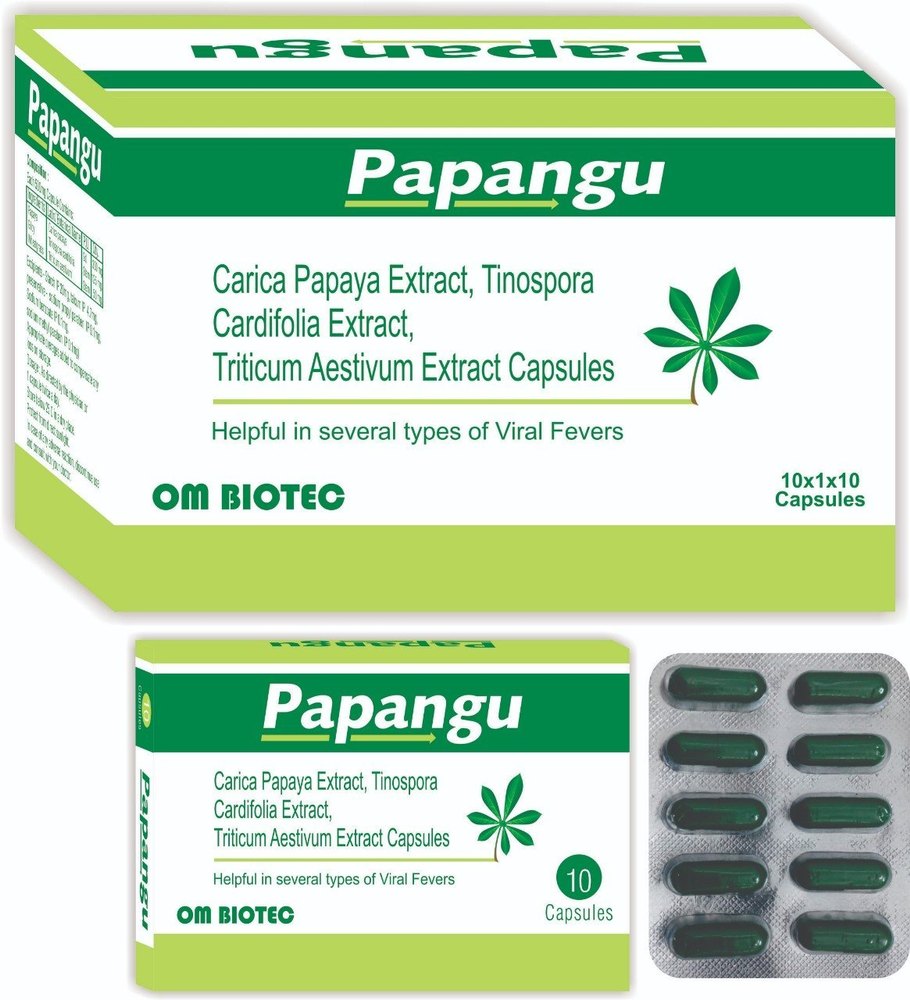 Papangu Capsule For Dengue & Several Viral Fevers, For Oral, Grade Standard: Medicine Grade