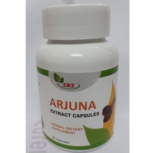 500 Mg Arjuna Extract Capsules, Packaging Type: Bottle, Packaging Size: 60 Capsule