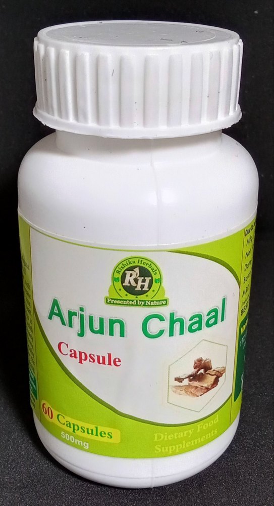 rishika herbals Arjun Chaal Capsule, 60 Pcs, Non prescription