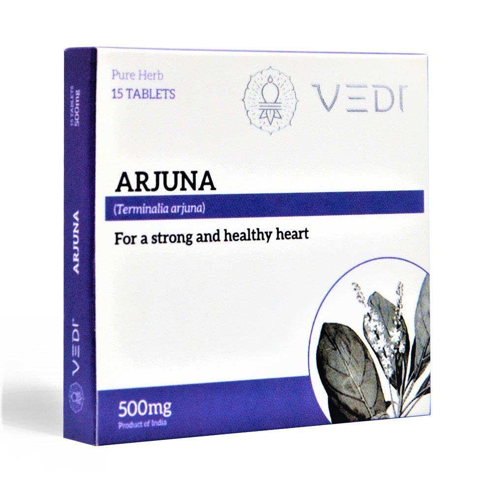 Vedi Arjuna Tablets (15 Tablets), Non prescription, Treatment: Healthy Heart